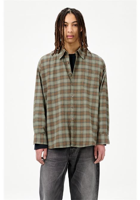 borrowed shirt man green OUR LEGACY | M4252BI